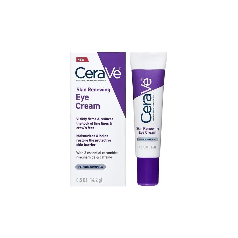 Cerave Crema Ojos Arrugas Cafeína Péptidos Tipo Piel Todo Ceramides