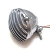 ONGMEIL Universal 4.5 Inch Vintage Headlight/Birdcage Grill/Harley New School Bobber