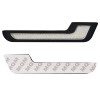 AUTOXBERT 2x Daytime Running Light LED White Light L-Shape Strip