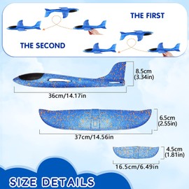 SPINNE LUCAS 4 pieces polystyrene aircraft polystyrene children, glider aircraft children, polystyrene children, polystyrene plane, large, plane polystyrene throwing glider