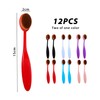 12 Craft Blending Brushes, Paint Applicator Brushes, Ink Blending Brushes,