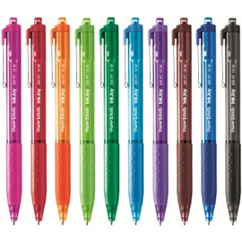 Paper Mate InkJoy 300RT Retractable Ballpoint Pens | Medium Point | Assorted Ink Colours | 10 Pack | Ultra Smooth Ink