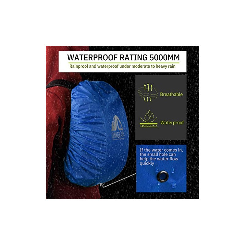 Unigear Funda Impermeable para Mochila 15~80L Cubierta de Bolsa Bolso