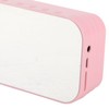 Alarm Clock Bluetooth Speaker Rechargeable Large Volume Mirror Display Portable