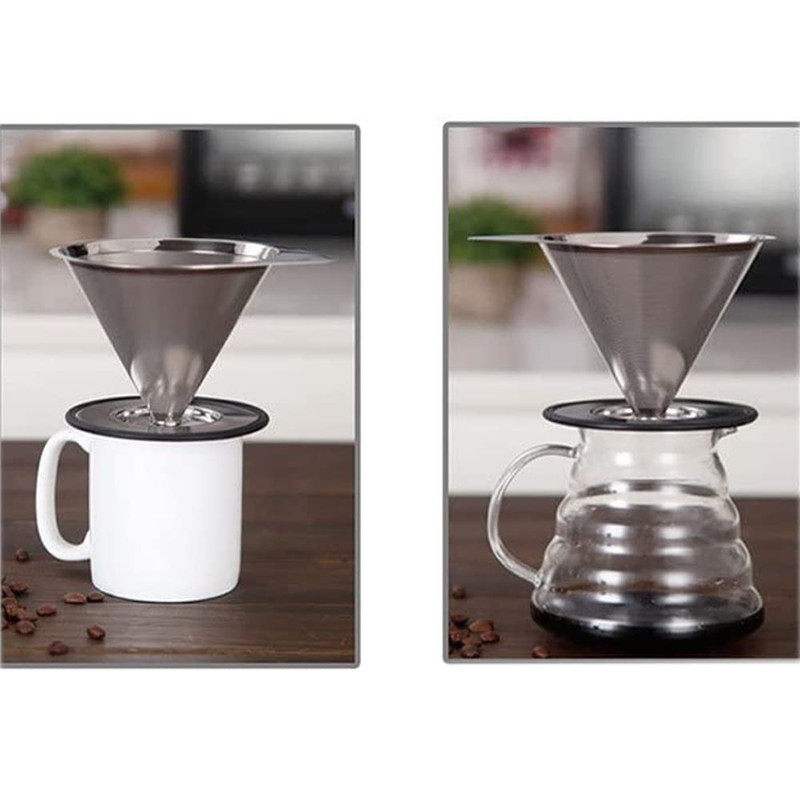 Coffee Filter, Reusable Coffee Filter, Paperless Coffee Filter, Stainless Steel