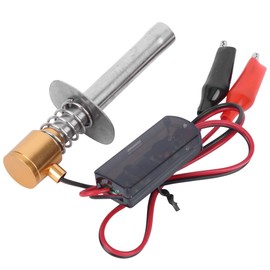 Electric Glow Plug Starter Set, for HSP 94122 / 94188 RC Car, Metal RC Model, Petrol Car, Automatic Ignition Starter, Gold