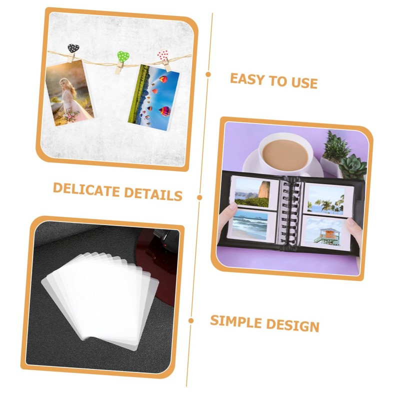 TEHAUX 2sets Thermal Laminating Pouches Lamination Paper Id Card Driving