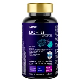 Biotin Collagen with Hyaluronic Acid Zinc Vitamin C Hair Skin Nails Anti-Hair Loss 60 Capsules