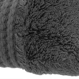 Bamboo Bliss Slate Grey Bamboo Luxury Hand Towel Plush Soft Bathroom Bath Linen 50 x 100cm