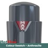 Hot Flow All-Anthracite Estuary Straight TRV Thermostatic Radiator Valve (Pair)