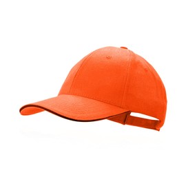 BLUECHOLON Padel Golf Baseball Cap. 6 Panel Cap 100% Combed Cotton. Adjustable Closure. Men's Cap. Women's Caps. Unisex Cap (Orange)