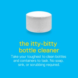 BOTTLE BRIGHT 36 Tablets - Clean Stainless Steel, Thermos, Tumbler, Insulated, Plastic and Reusable Water Bottles –Bottle Bright Cleaning Tablets are Easy and Safe to Use