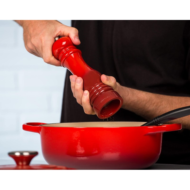 Le Creuset Pepper Mill, 8" x 2 1/2", Cerise
