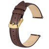 BISONSTRAP Leather Watch Band, 0.47/0.55/0.59/0.63/0.71/0.79 inches (12/14/15/16/18/20 mm), Genuine Leather