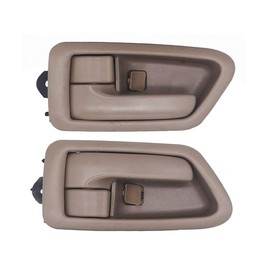 BOPART Inside Interior Door Handle for 97-01 Toyota Camry, 1997 1998 1999 2000 2001 Camry Front Rear Driver & Passenger Side Inner Door Handle Replacement (Beige/Tan)