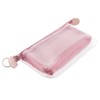 Sunstar Stationery S2319136 Mitte Pencil Case, Mesh, Flat, Smoky Pink