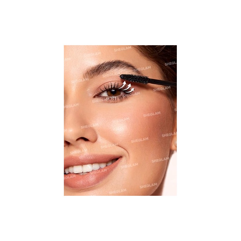 SHEGLAM Flutter Wink Volumizing Mascara Lash Extensions Tubing Mascara Length
