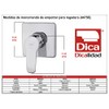 Dica 4475E Monomando de Empotrar para Regadera, Llaves para Ducha