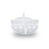 Karl Dahm Plate Joint Crosses 3 mm, Transparent, Pack of