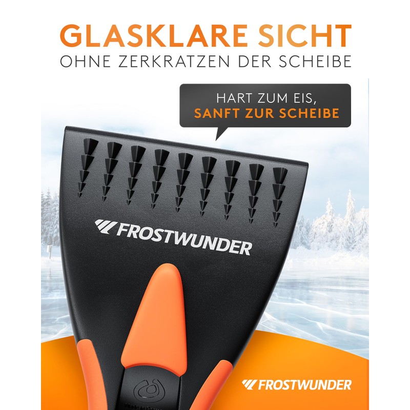 FROSTWUNDER Eiskratzer Auto [Made in Germany] - 100% recycelter Auto