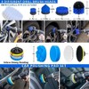 Juego de 32 cepillos para detalles de coche, kit de