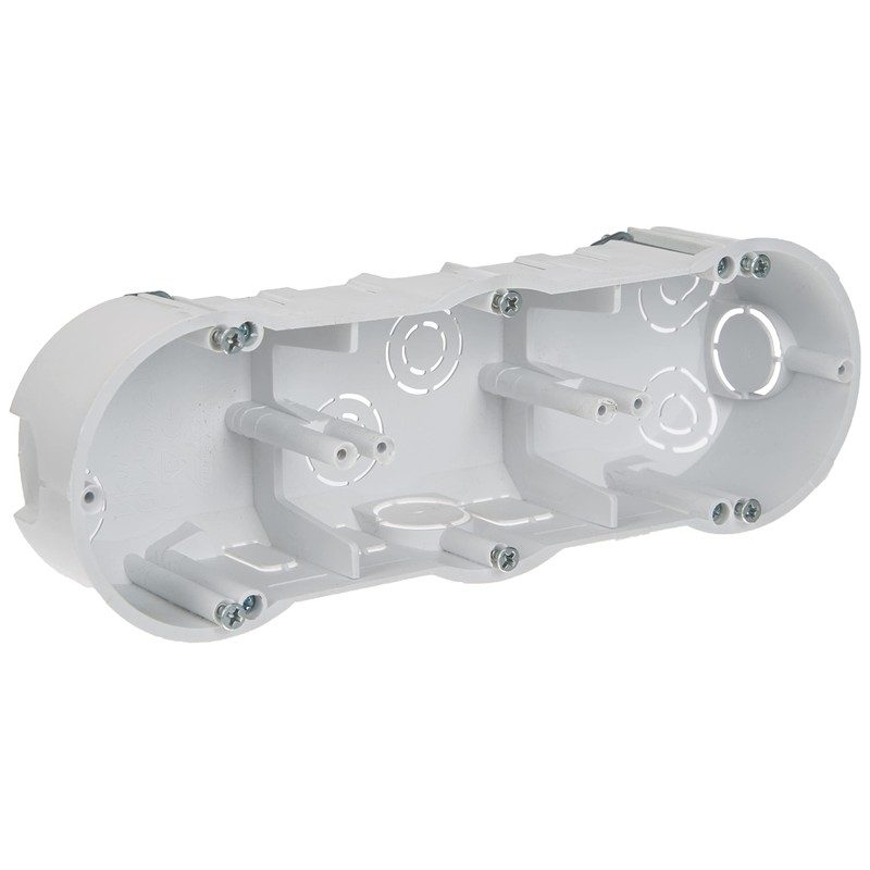 ELEKTRO-PLAST 3-Way Cavity Wall Socket Switch Box Device Box Junction