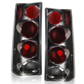 Boine Tail Light Compatible With 2003-2023 Chevy Express GMC Savana Van 1500 2500 3500 Driver and Passenger Side Rear Light Brake Lamps (Black)