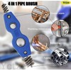 Yctze 4 in 1 Steel Battery Terminal Cleaning Brush, Battery
