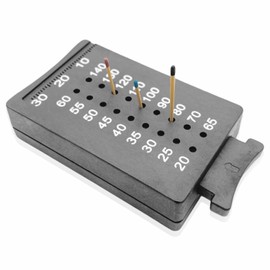 Cortador de Gutapercha, Regla de Medición Oral Manual de Alta Precisión, Escala de Medición de Endodoncia , Herramientas de Dentista para Clínica Oral, Resistente Al Calor