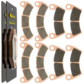 Caltric Front and Rear Brake Pads for Polaris RZR XP Turbo / RZR XP 4 Turbo 2016 - 2021