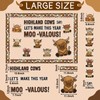 Mooliwe Highland Cow Bulletin Board Decorations Set, Classroom Bulletin Board