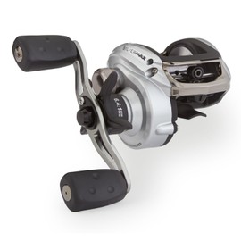 Abu Garcia Plata Máx Perfil Bajo carrete, Negro, plateado