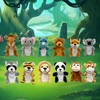 JUSTQUNSEEN 12Pcs Finger Puppet Set Jungle, Soft Plush Toy for