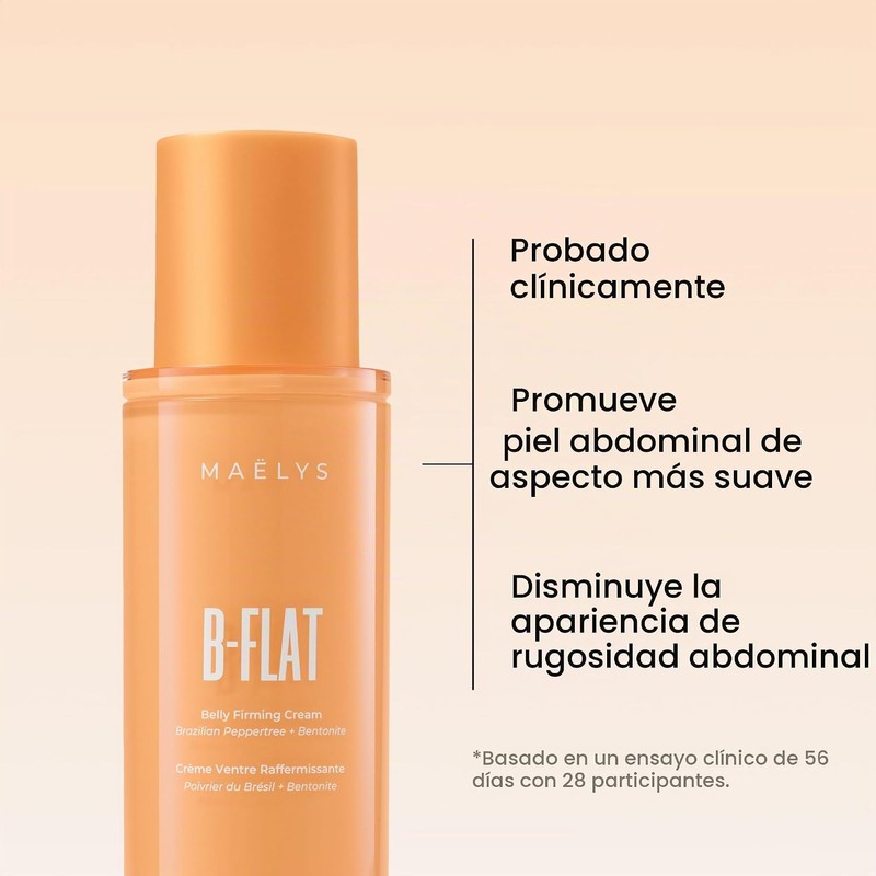 Maelys Cosmetics Women's B-Flat Firming Belly Cream & Moisturizer 7290017683201