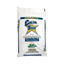 Nelson Plant Foods ColorStar Outdoor & Indoor Plant Fertilizer - Nutrient-Dense Plant Food to Increase Bloom Size & Quantity - 4-5 Months of Feeding (25 lb.)