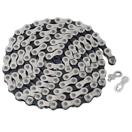 FITTOO 5/6/7/8-Speed Bike Chain 1/2 x 3/32 Inch 116 Links, Bicycle 8 Speed Drive Train with Power Lock Chain Connector
