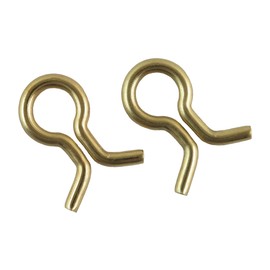 River Guide Supply 20 Brass Downrigger Mold Eyes - Eyelets for Lead Weight Molds (20 Pieces)