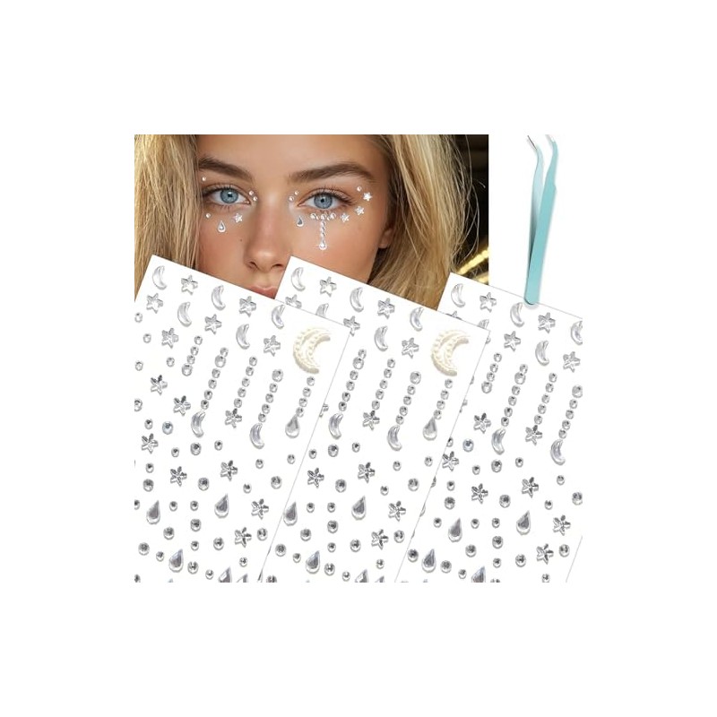 nooepc NOOEPC - Gemas para el rostro, gemas para el