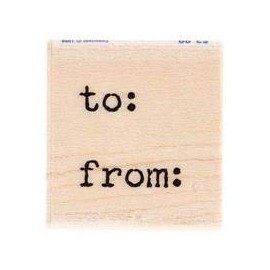 To & From Rubber StampNew by: CC