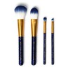 Legami - 4 Piece Makeup Brush Set, Oh My Glow!