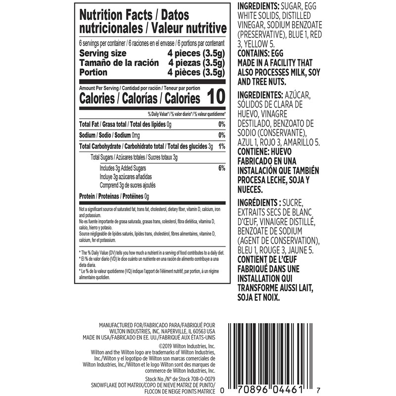 Food Items ICING DECORATIONS SNOWFLAKE