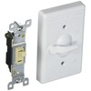Hubbell 5121-1 Bell 1-Gang Vertical Lever Switch Weatherproof Cover, White