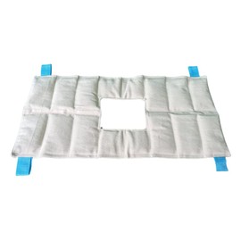 Compresa Húmedo Caliente de Doble Uso para Hombro y Rodilla de 25x50 cm Rellena de Bentonita