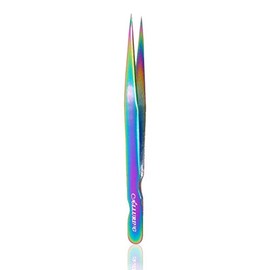 Alluring Rainbow Multi-Color Tweezers for Eyelash Extension (Straight)
