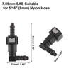 X AUTOHAUX 7.89mm to 8mm 90 Degree Car Fuel Hose