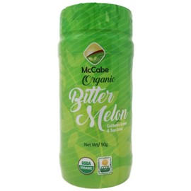 McCabe Organic Bitter Melon Tea - Organic Bitter Melon | Rich with Fiber & Minerals | USDA and CCOF Certified | Product of USA | 50g