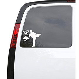 Auto Car Sticker Decal Karate Wu-Shu Eastern Martial Arts Truck Laptop Window 5.3" by 5" Unique Gift z808c