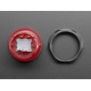 Arcade Button with LED - 30 mm Translucent Red, Arcade