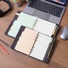 Wonderpool Leather Diary Notebook Ring Binder - Refillable Folder Writing