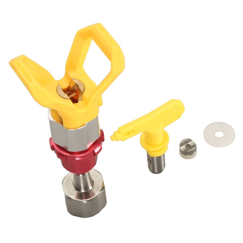 Spray Tip Guard Nozzle Base Swivel Aluminium Alloy Spray Guide